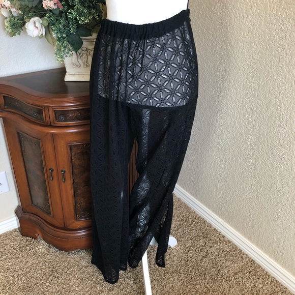 Lace Swimsuit Coverup Pants - Picture 4 of 6